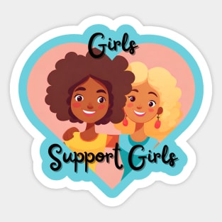 Girls Support Girls Sticker